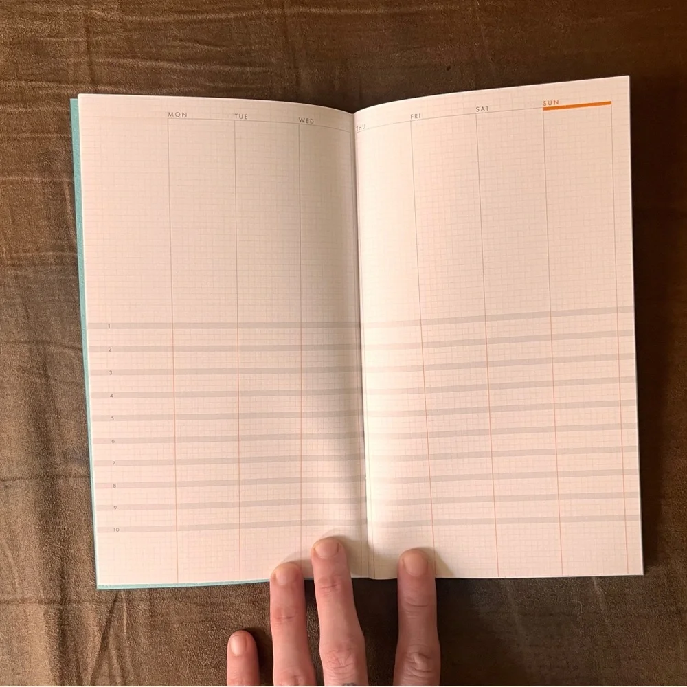 🆕 LUDDITE Function planner series weekly Parallel Planner, tracking, goals